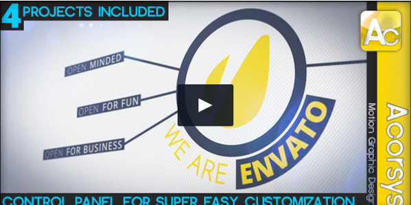 Corporate Typography Promo Video Template