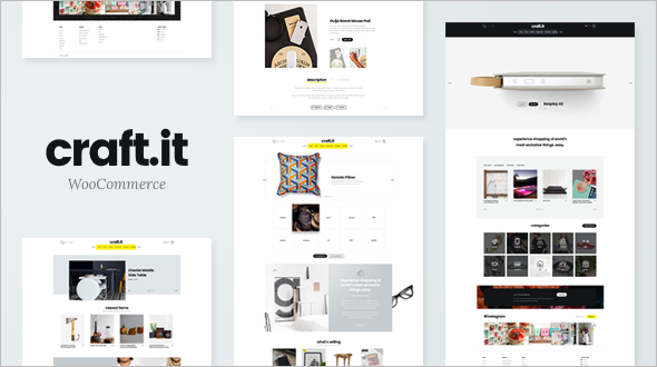 Crafted WooCommerce WordPress Template