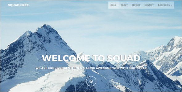 Creative Bootstrap Website Template