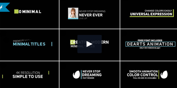 Creative Minimal Typography Video Tutorial