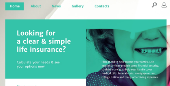 Customize Insurance Website Template