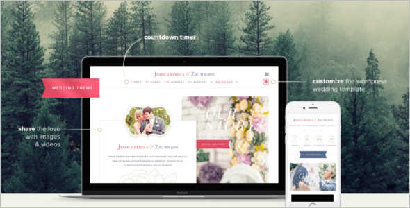 Customize Wedding WordPress Template