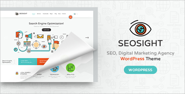 Digital Agency SEO WordPress Template
