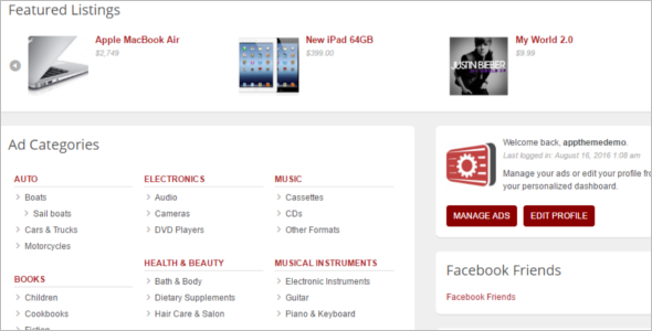 Download Classified WordPress Theme