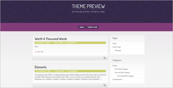 Download Open Source WordPress Template