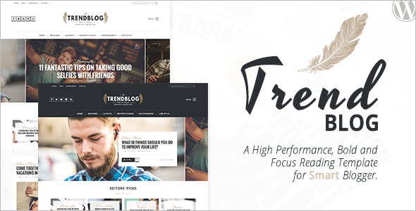Elegant Blog WordPress Template