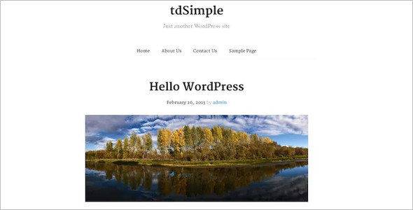 Elegant Open Source WordPress Template