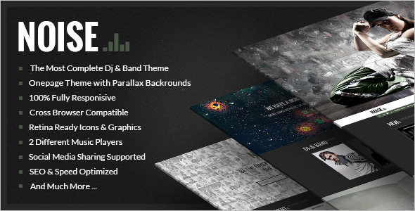 Event Music WordPress Template