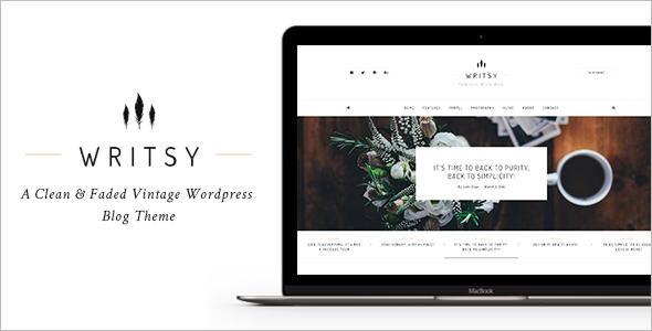 Faded Vintage WordPress Blog Theme