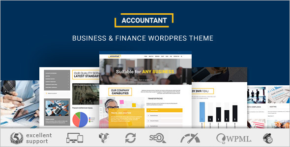 Finance & Accounting WordPress Template