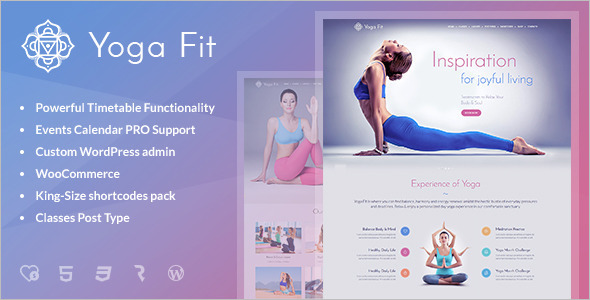 Fitness & Gym WordPress Template