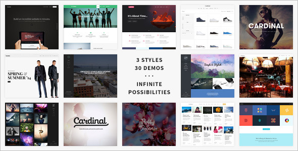 Flat Gallery WordPress Template