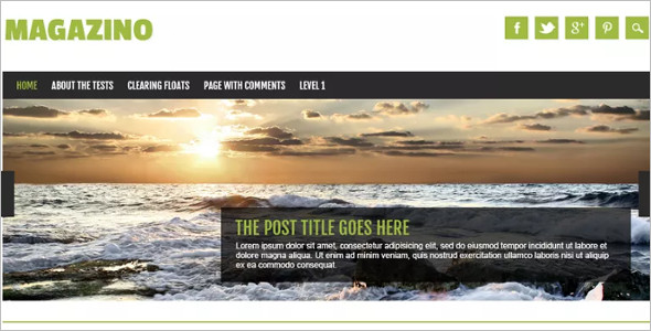 Flexible Open Source WordPress Template