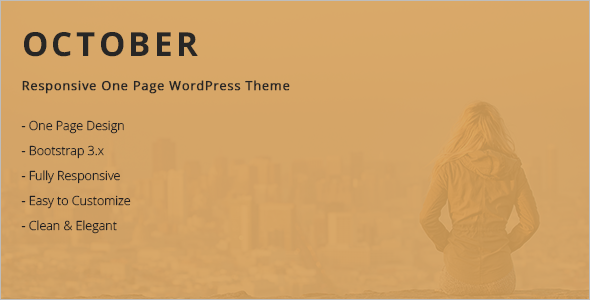 Freelancers One page WordPress Template