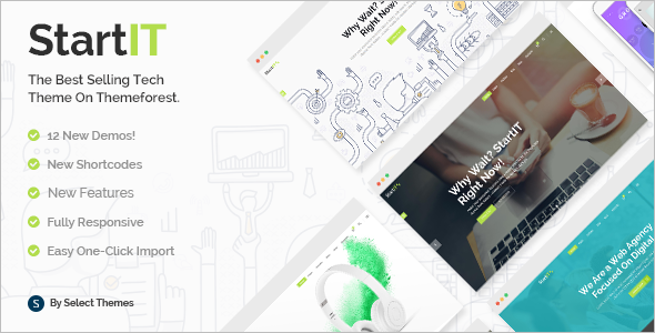 Fresh Startup Business WordPress Template
