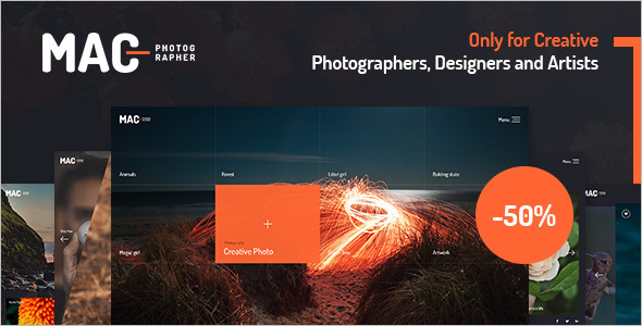 Full Screen WordPress Template