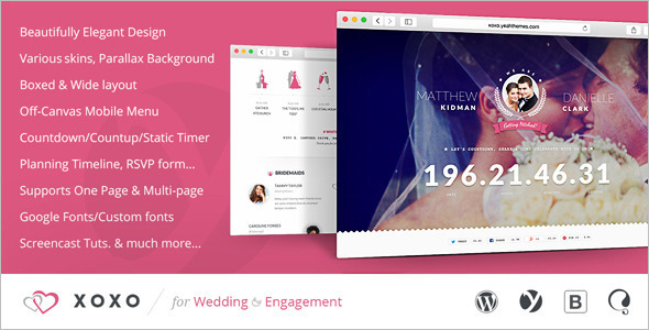 Fully Elegant Wedding WordPress Theme