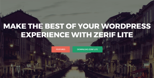 Godaddy One Page WordPress Template