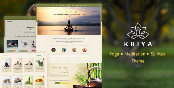 Healthy Yoga Website Template