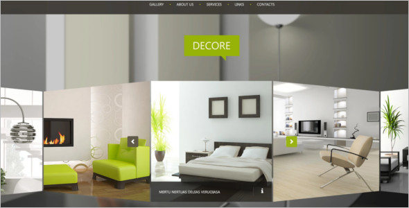 Interior Decorater WordPress Template