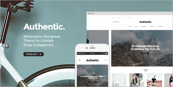 Lifestyle Blog WordPress Template