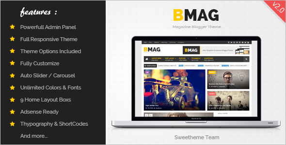 Main Magazine Blogger Template