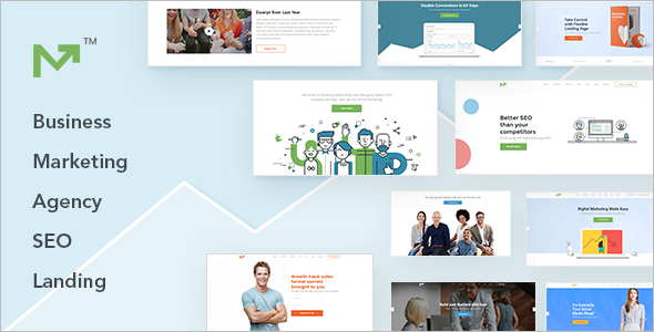Marketing Landing Page WordPress Template
