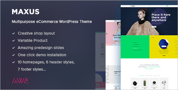 Marketing WooCommerce WordPress Template