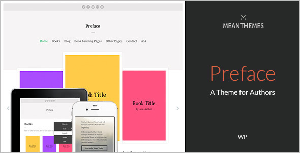 Marketing WordPress author Templates