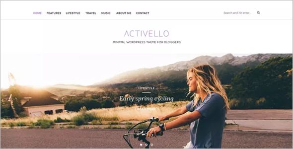 Minimal Godaddy WordPress Template