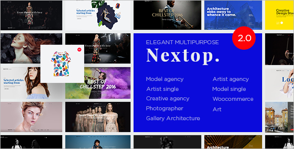 Model Artist Talent Agency WordPress Template