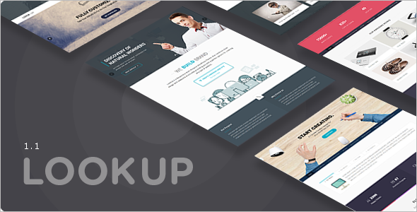 Modern Single Page WordPress Template