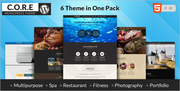Multipurpose One Page WordPress Template