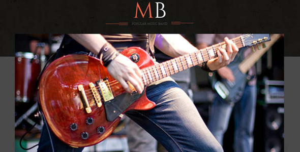 Music Gallery WordPress Template