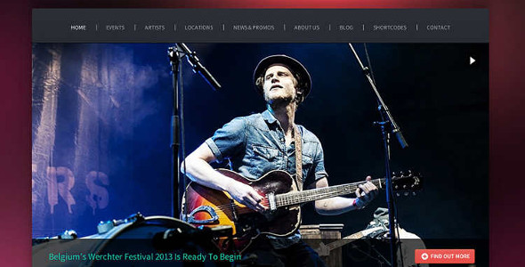 Music Maker WordPress Template