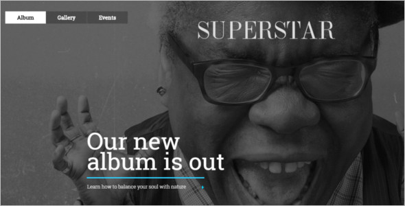 Music Star WordPress Template