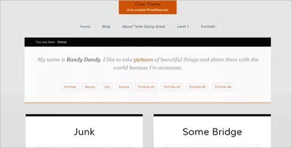 Open Source Blog WordPress Template