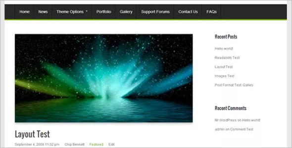 Open Source Magzine WordPress Template