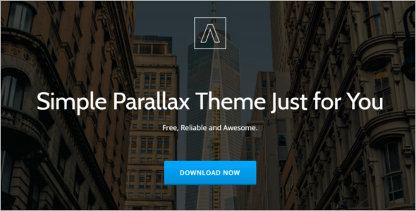 Parallax Scrolling Business WordPress Theme