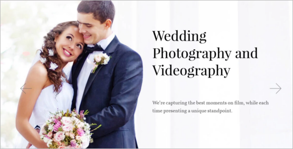 Parallax Wedding WordPress Template