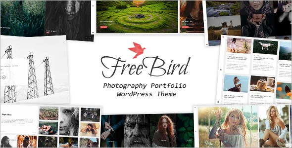 Photography Dark WordPress Template