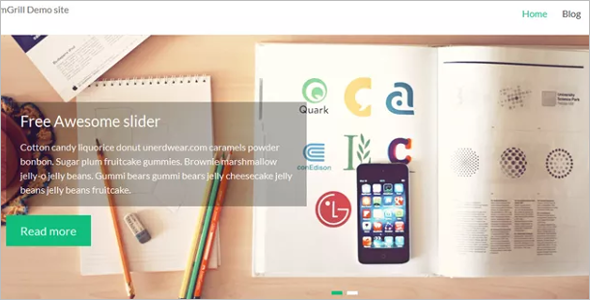 Portfolio Blog WordPress Template