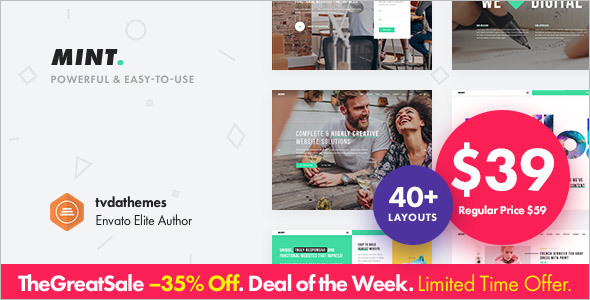 Poweful Sell WordPress Template