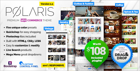 Powerful E-commerce Website Template