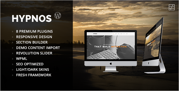 Premium Parallax WordPress Template