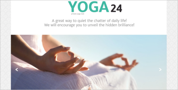 Responsive Yoga Website Template