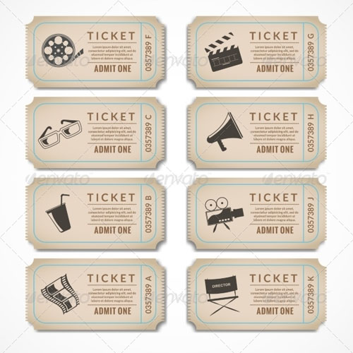 printabble cinema tickey