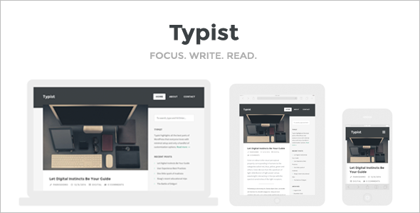 Serious Writers WordPress Template