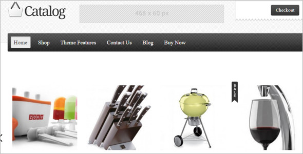 Shopping Catlog WordPress Template