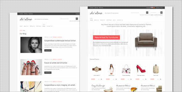 Shopping Store WordPress Template